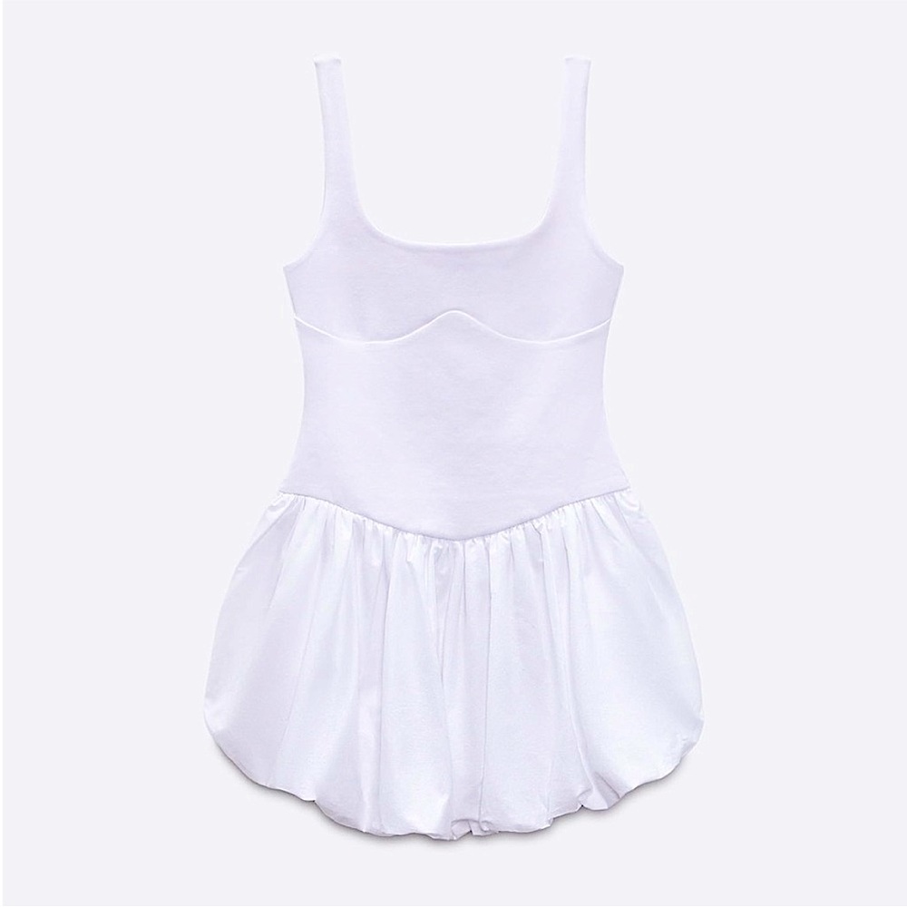 Zara SHORT BALLOON DRESS